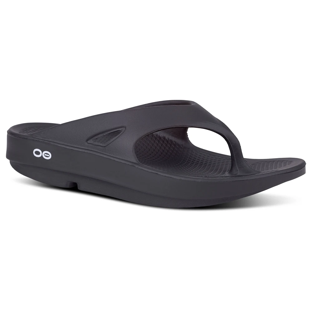 OOFOS OOriginal Black Sandal (Unisex) 4 OOFOS OOriginal Black Sandal (Unisex) - Image 2