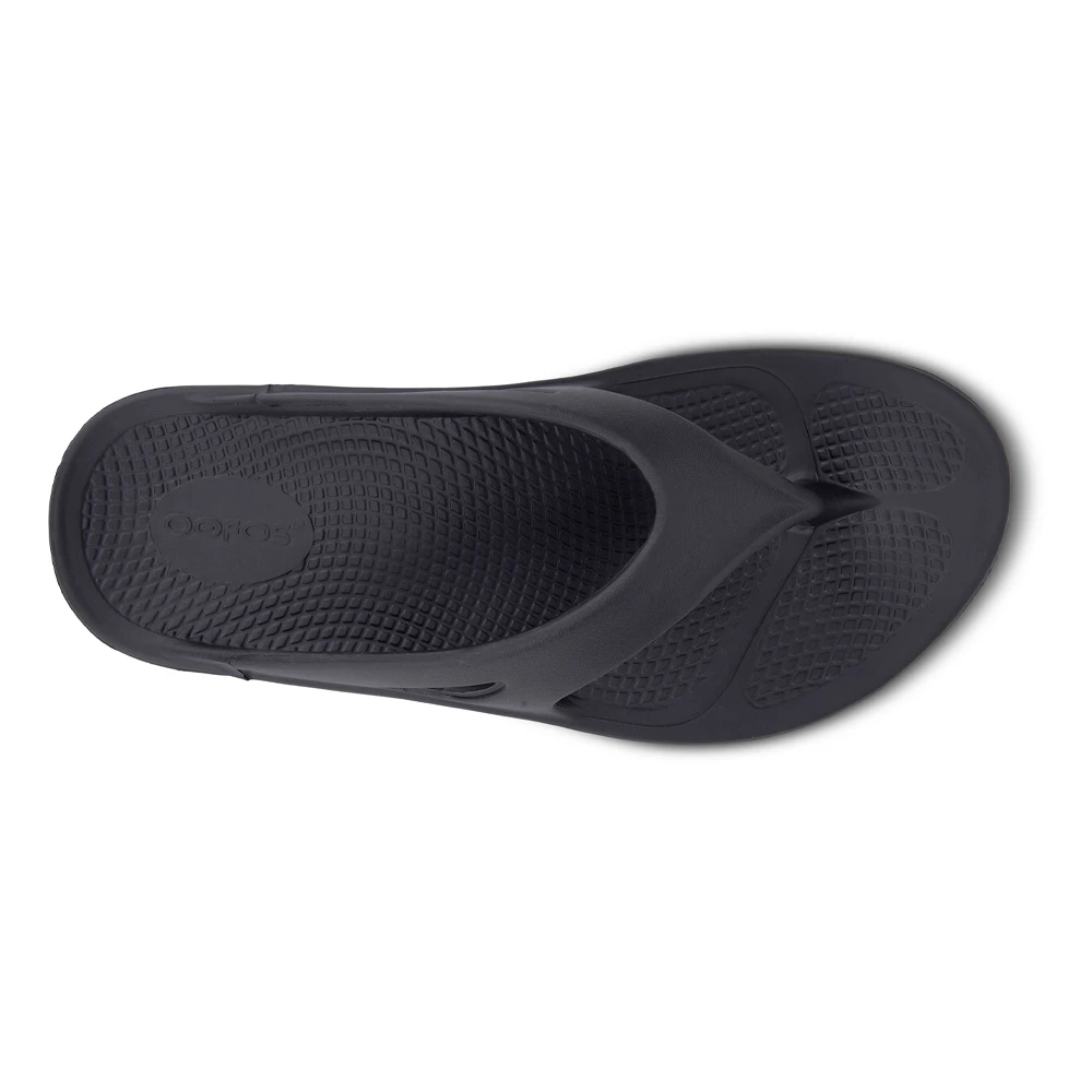 OOFOS OOriginal Black Sandal (Unisex) 8 OOFOS OOriginal Black Sandal (Unisex) - Image 6