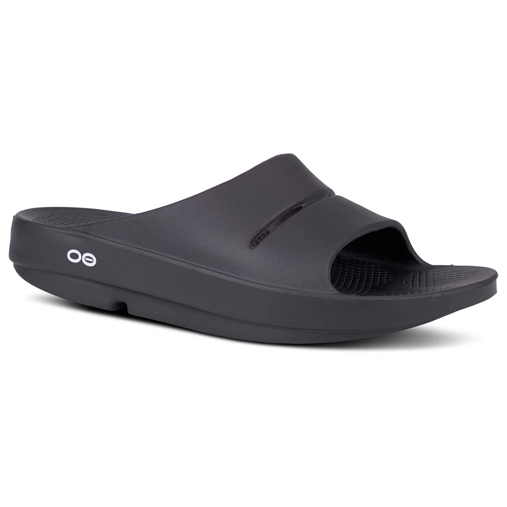 OOFOS OOahh Black Slide (Unisex) 3 OOFOS OOahh Black Slide (Unisex) - Image 2