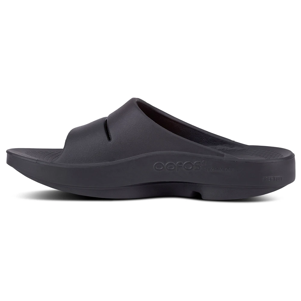 OOFOS OOahh Black Slide (Unisex) 5 OOFOS OOahh Black Slide (Unisex) - Image 4