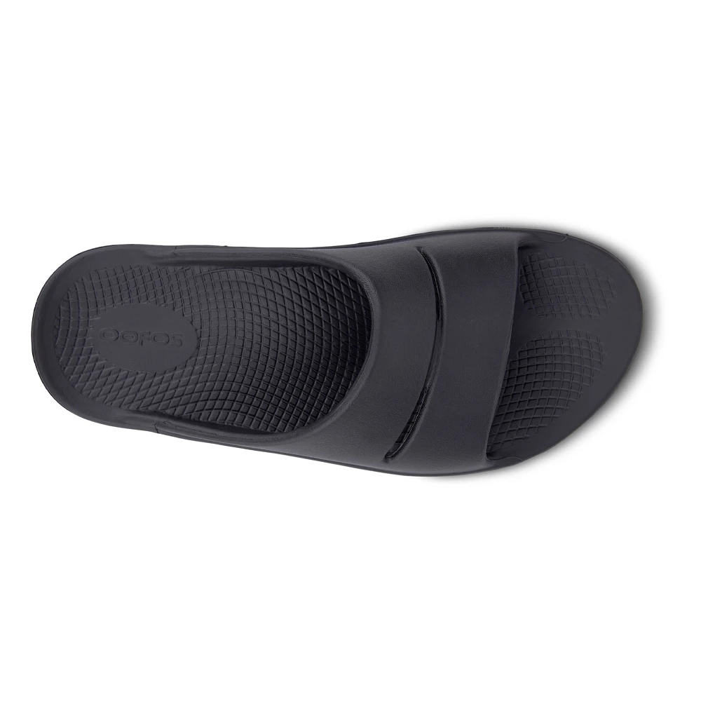 OOFOS OOahh Black Slide (Unisex) 7 OOFOS OOahh Black Slide (Unisex) - Image 6