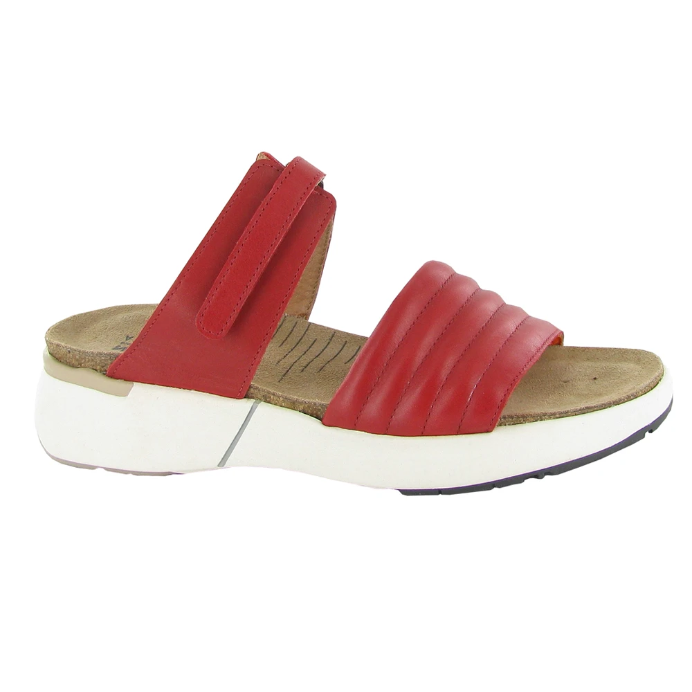 Naot Vesta Slide Sandal Kiss Red Leather (Women's)