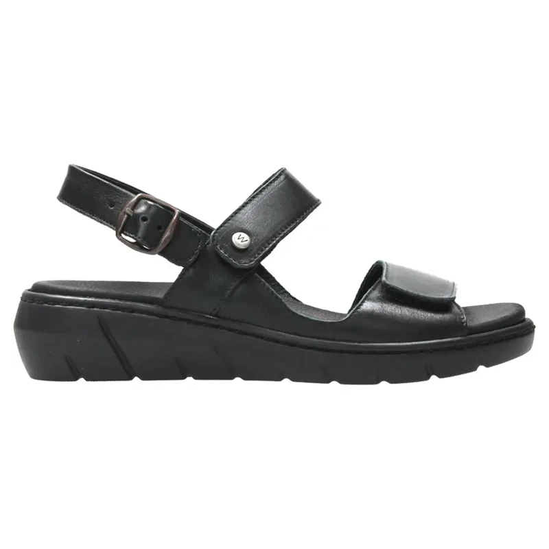Wolky Santorini Black Leather Sandal (Women's) 3 Wolky Santorini Black Leather Sandal (Women's)