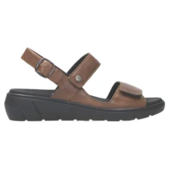 Wolky Santorini Cognac Leather Sandal (Women's)