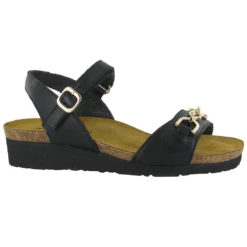 Naot Aubrey Sandal Soft Black Leather (Women's)