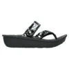 Wolky Tahiti Sandal Anthracite Croc (Women's) -ECCO Sales AntCro 1