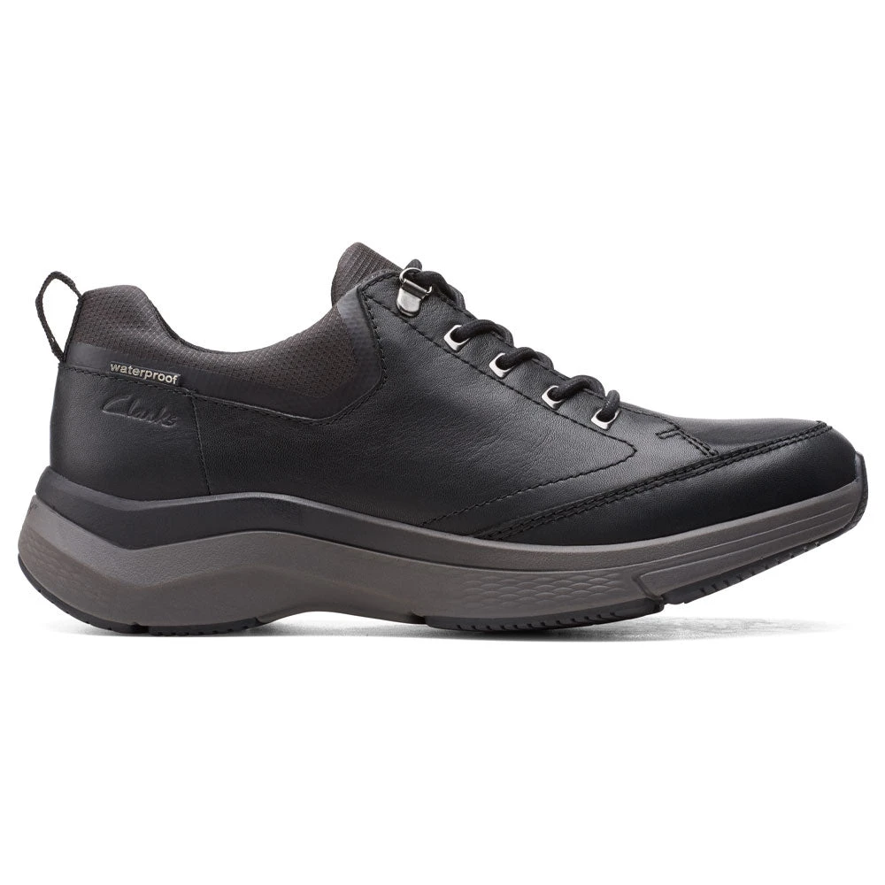 Clarks Wave 2.0 Vibe Black Leather (Men's) - Image 2