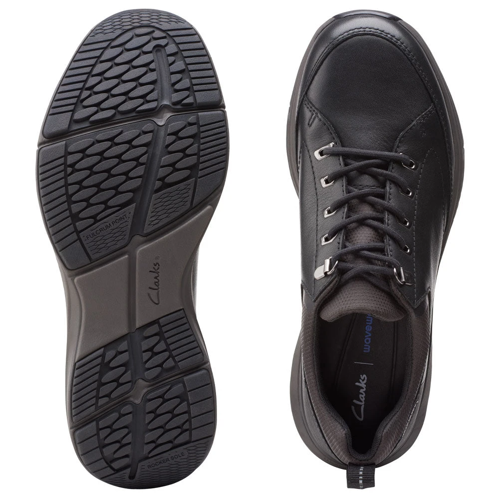 Clarks Wave 2.0 Vibe Black Leather (Men's) - Image 7