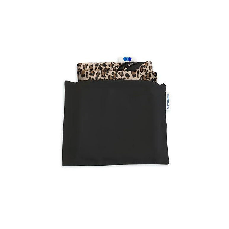 RAINRAPS RainRap Hooded Black & Leopard (Women's) - Image 6