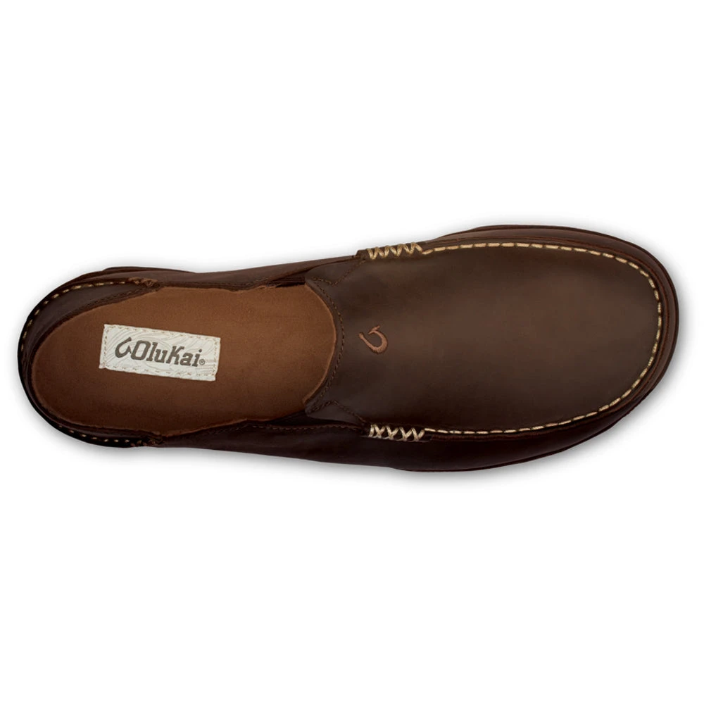 OluKai Moloā Slip-On Dark Wood/Dark Java (Men's) - Image 3