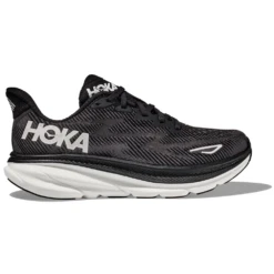 Hoka One One Hoka Clifton 9 Running Shoe Black/White (Women's)