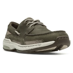 Dunham Captain Boat Shoe Olive Leather (Men's)