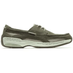 Dunham Captain Boat Shoe Olive Leather (Men's) 9 Dunham Captain Boat Shoe Olive Leather (Men's) -ECCO Sales Captain Olive 3