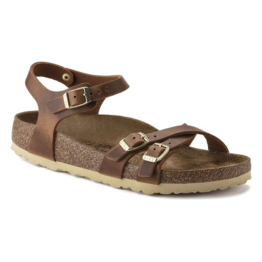 Birkenstock Kumba Sandal Cognac Nubuck (Women's)