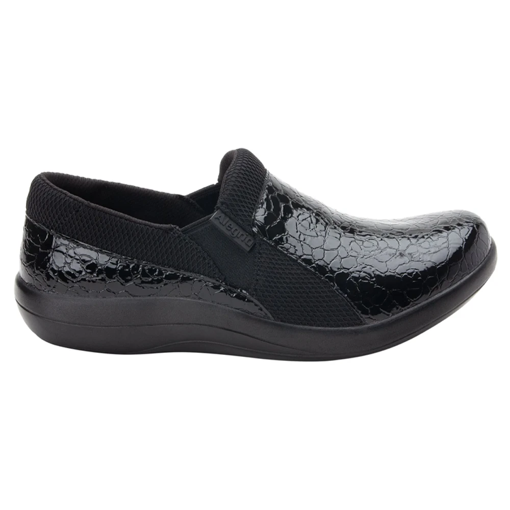 Alegria Duette Slip-On Shoe Flourish Black Patent (Women's) - Image 3
