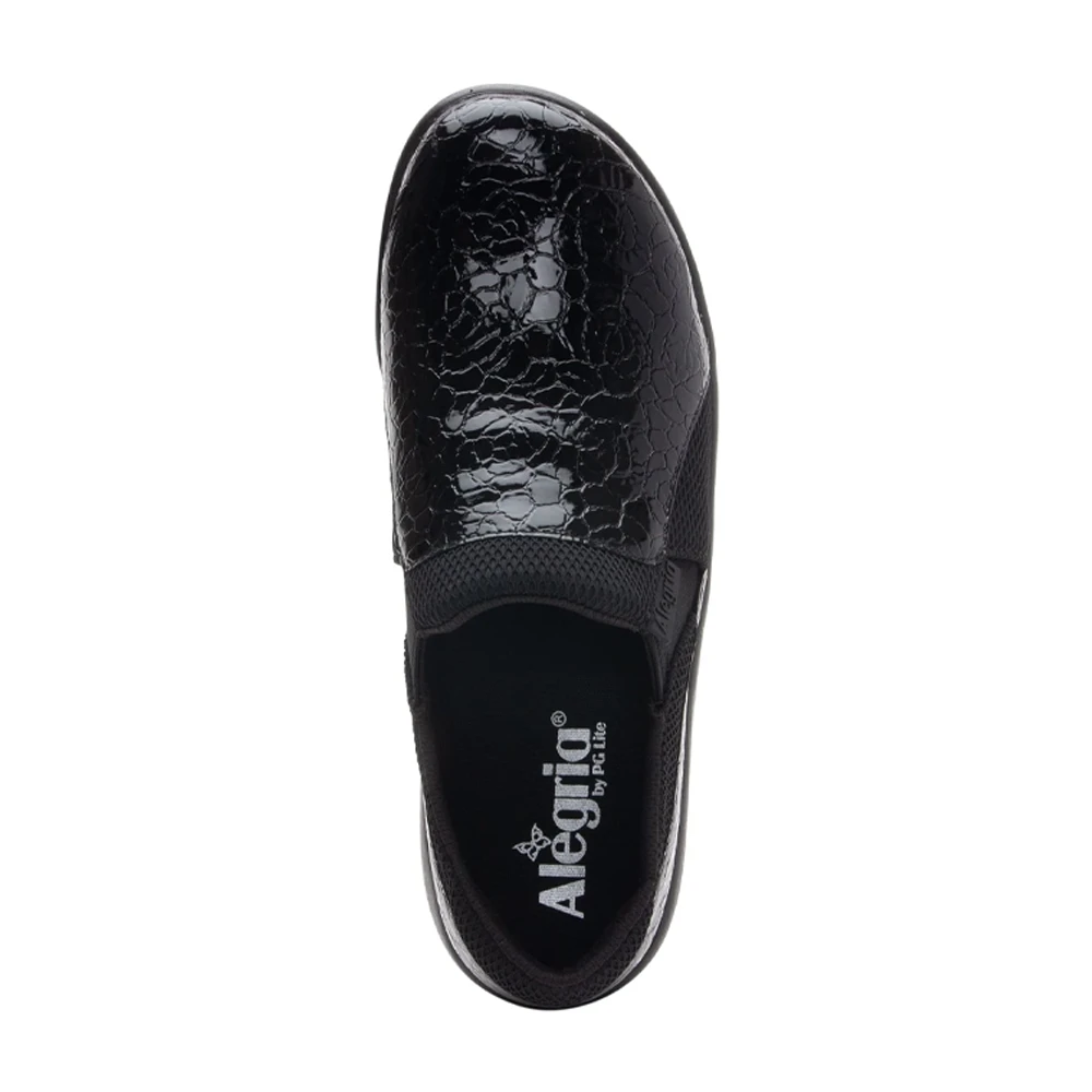 Alegria Duette Slip-On Shoe Flourish Black Patent (Women's) - Image 5