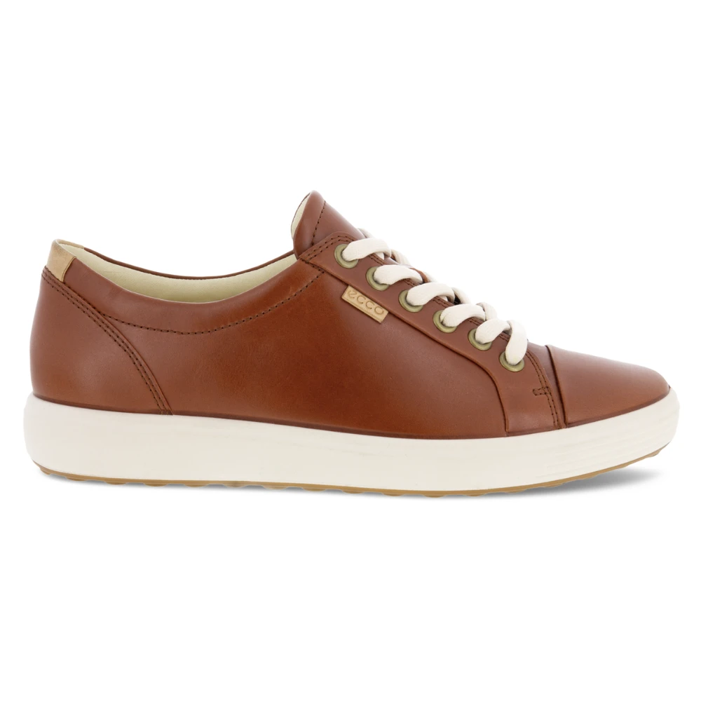 Ecco Soft 7 Cognac Leather Sneaker (Women's) 4 Ecco Soft 7 Cognac Leather Sneaker (Women's) - Image 2