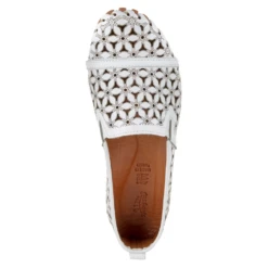 Spring Step Flowerflow Shoe White Leather (Women's) 10 Spring Step Flowerflow Shoe White Leather (Women's) -ECCO Sales FLOWERFLOWW 3