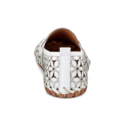 Spring Step Flowerflow Shoe White Leather (Women's) 11 Spring Step Flowerflow Shoe White Leather (Women's) -ECCO Sales FLOWERFLOWW 4