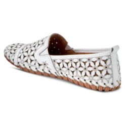 Spring Step Flowerflow Shoe White Leather (Women's) 13 Spring Step Flowerflow Shoe White Leather (Women's) -ECCO Sales FLOWERFLOWW 6