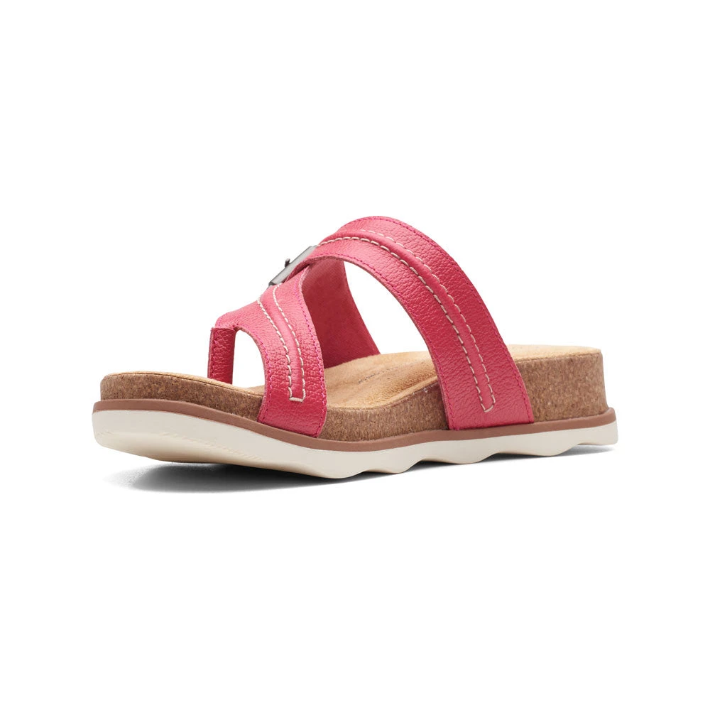 Clarks Brynn Madi Sandal Fuchsia Leather (Women's) - Image 4
