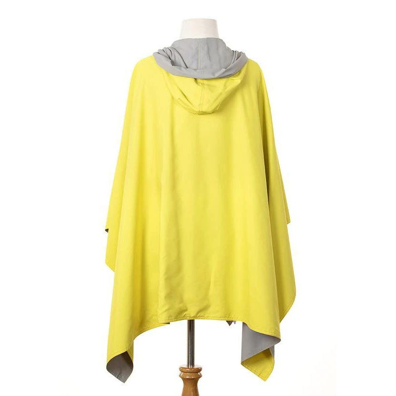 RAINRAPS RainRap Hooded Yellow & Grey (Women's) - Image 4