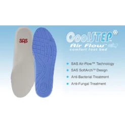 SAS Women's Cool Step Footbed 8 SAS Women's Cool Step Footbed -ECCO Sales Insert 1