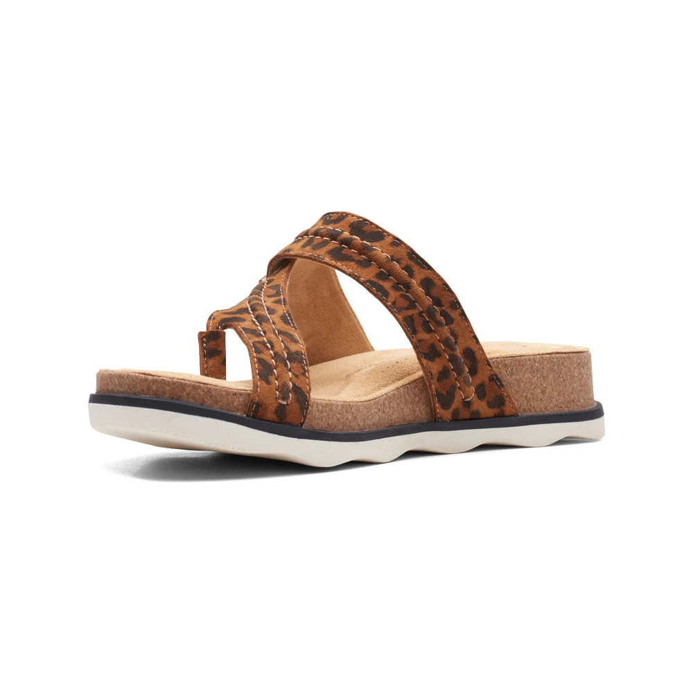 Clarks Brynn Madi Sandal Leopard Leather (Women's) - Image 4