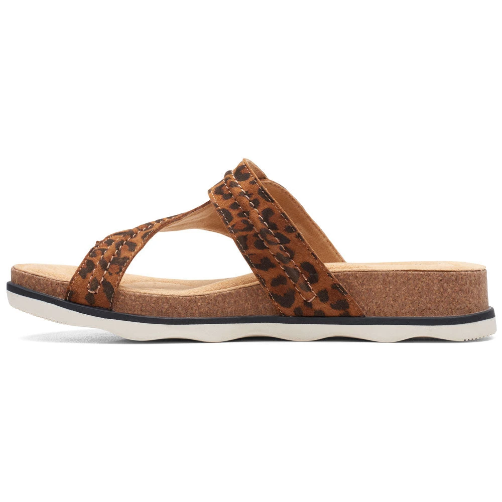 Clarks Brynn Madi Sandal Leopard Leather (Women's) - Image 5