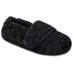 Acorn Spa Wrap Slippers In Black (Women's)