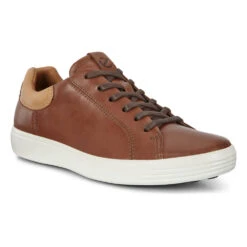 Ecco Soft 7 Street Sneaker Mahogany/Lion (Men's)