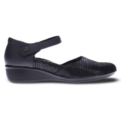 Revere Osaka Black Lizard Mary Jane Shoe (Women's) 9 Revere Osaka Black Lizard Mary Jane Shoe (Women's) -ECCO Sales OSAKABLACKL 3