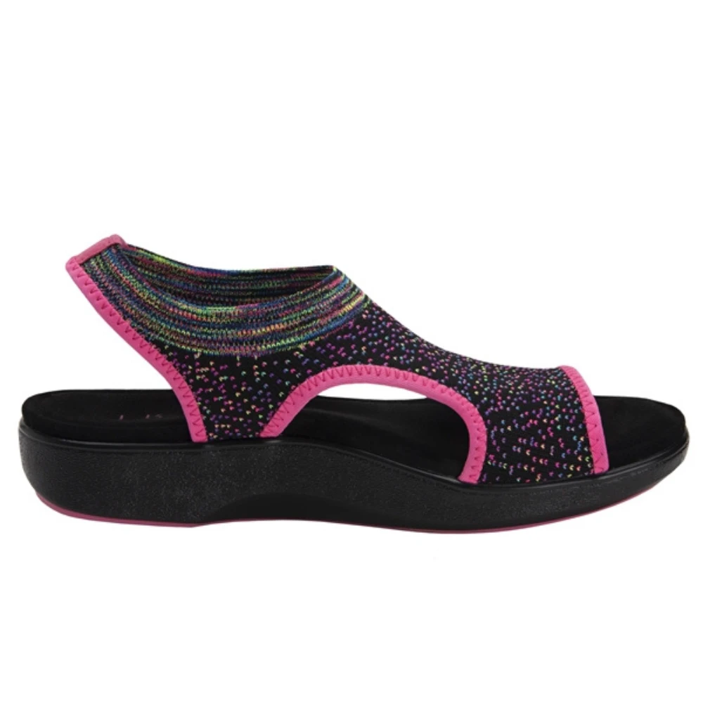 TRAQ® Alegria Qeen Funplex Pink Walking Sandal (Women's) - Image 3