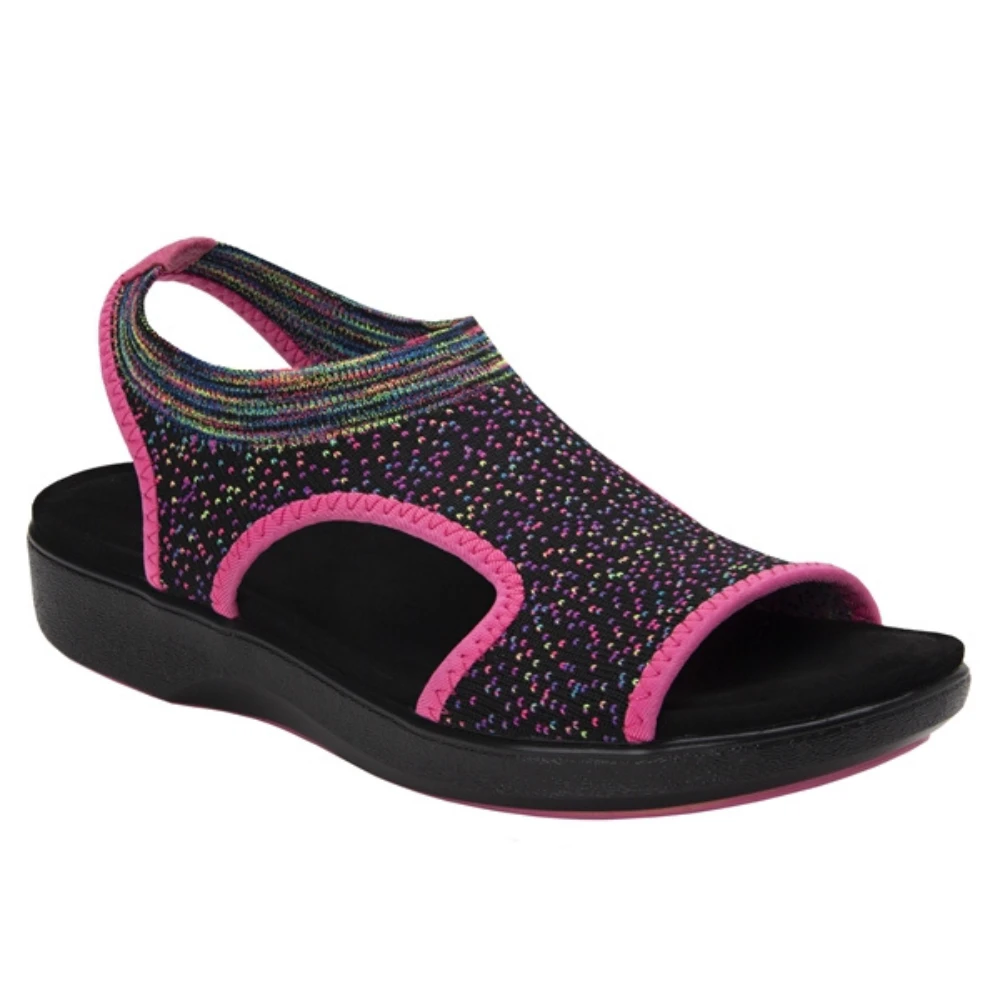 TRAQ® Alegria Qeen Funplex Pink Walking Sandal (Women's) - Image 2