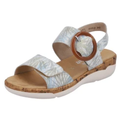 Remonte Jocelyn 53 Blue Leather Sandal (Women's)