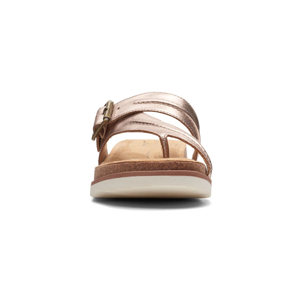 Clarks Brynn Madi Sandal Rose Gold Leather (Women's) - Image 3