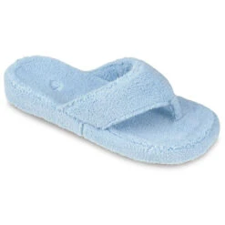 Acorn Spa Thong Slippers Powder Blue (Women's)