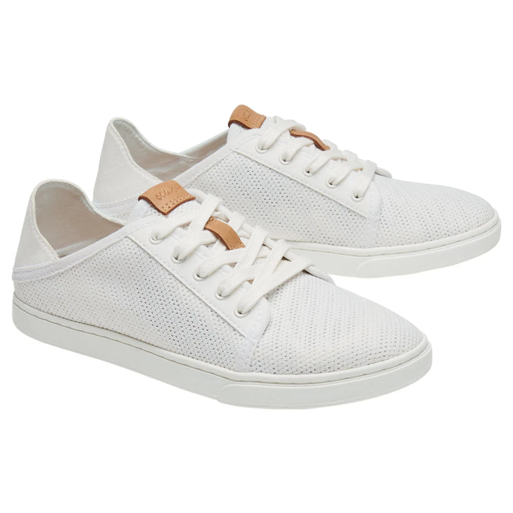 OluKai Pehuea Lī Mesh Lace-Up Sneaker White (Women's) 5 OluKai Pehuea Lī Mesh Lace-Up Sneaker White (Women's) - Image 3