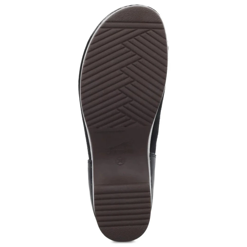 Dansko Brenna Black Burnished Suede Clog (Women's) - Image 4
