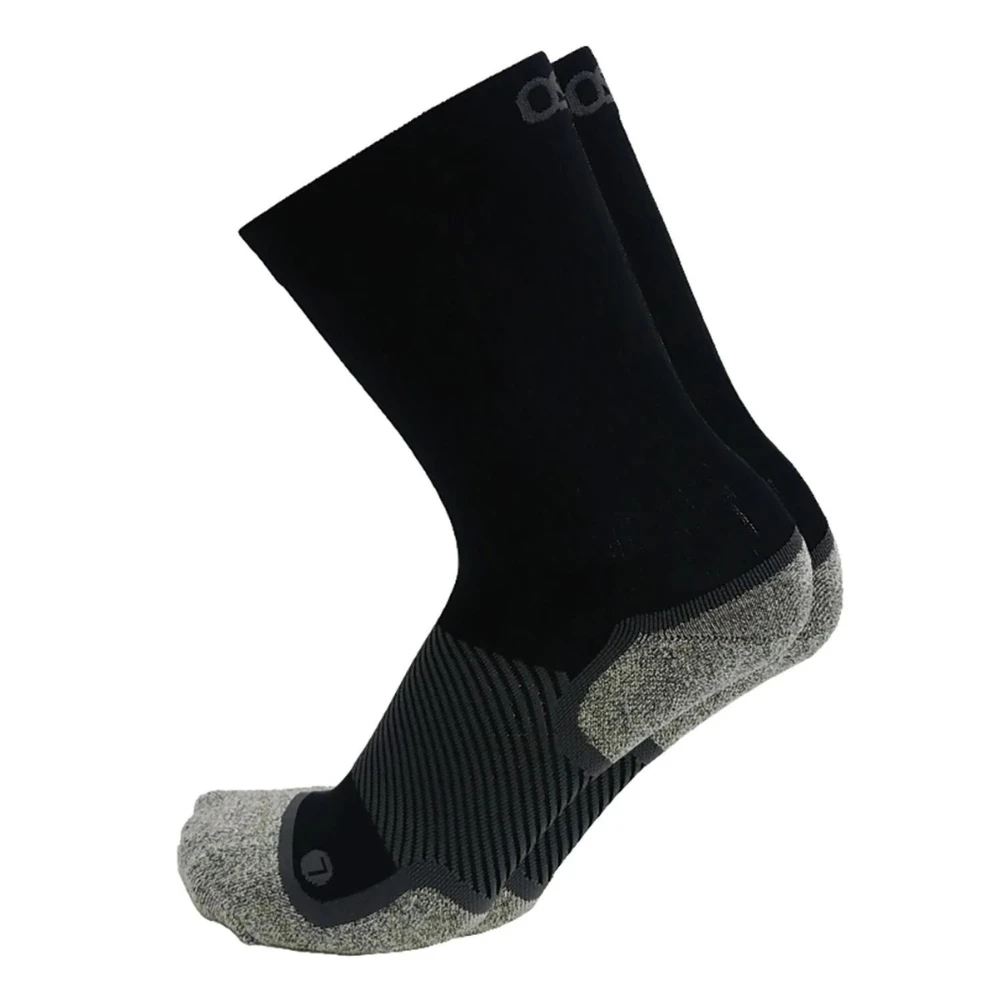 OS1st Wide Wellness Performance Crew Black Socks (Unisex) 3 OS1st Wide Wellness Performance Crew Black Socks (Unisex)