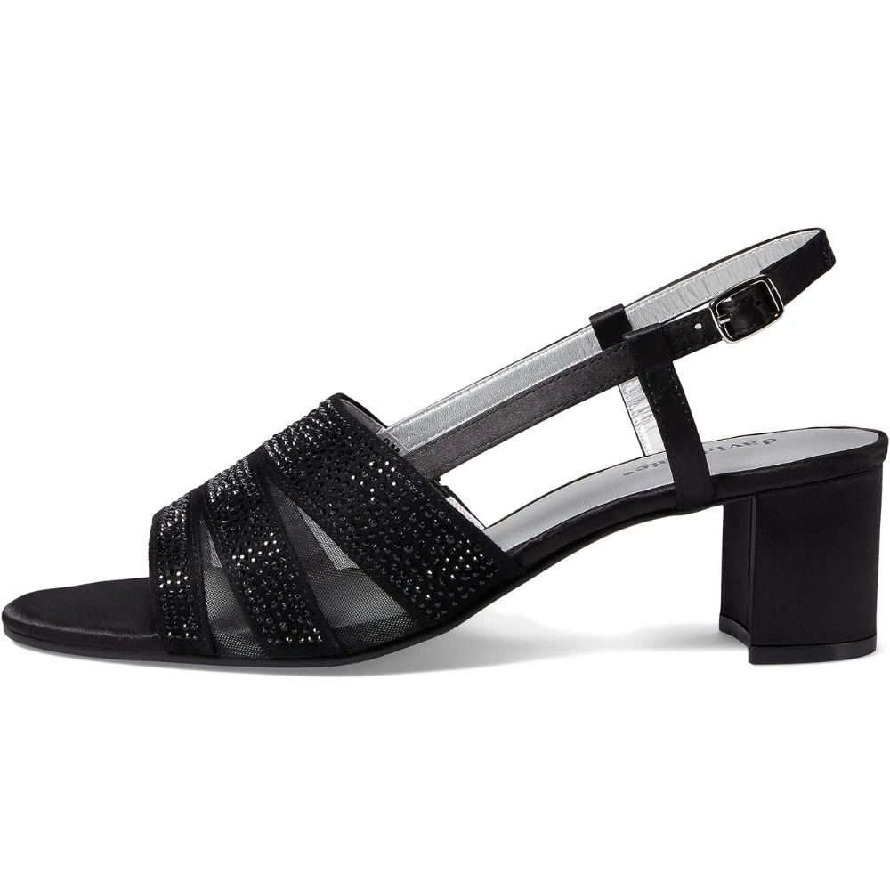 David Tate Sparkle Black Eve Dress Sandal (Women's) 3 David Tate Sparkle Black Eve Dress Sandal (Women's)