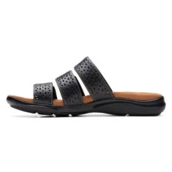 Dansko Joanna Black Leather Slide Sandal (Women's)