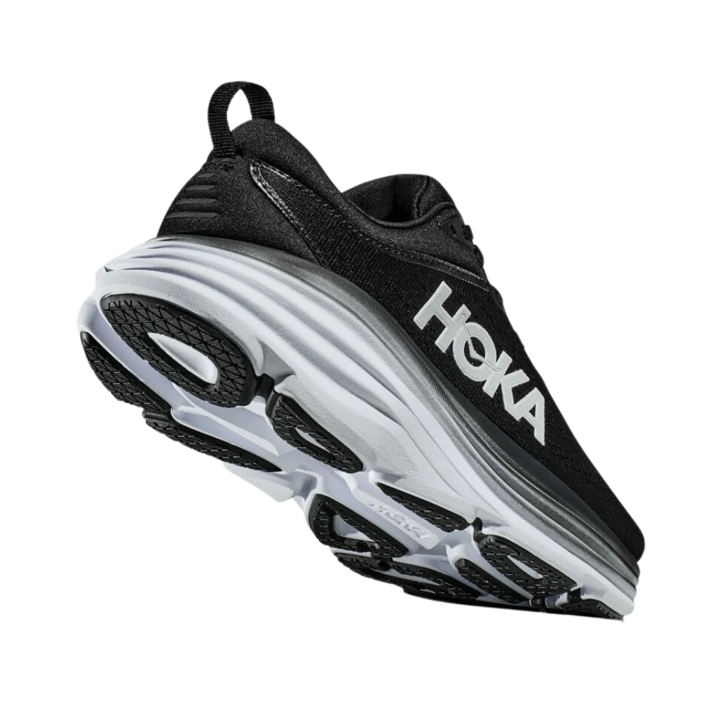 Hoka One One Hoka Bondi 8 Sneaker Black/White (Men's) - Image 3
