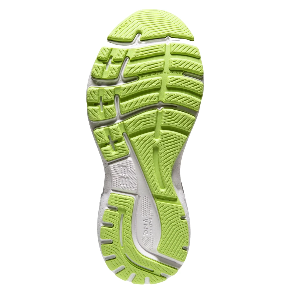 Brooks Adrenaline GTS 23 Black/Gunmetal/Sharp Green Running Shoe (Women's) - Image 7