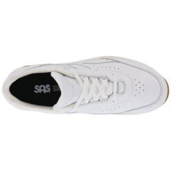 SAS Tour II Chalk White Leather (Women's) -ECCO Sales Wht 5
