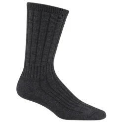 Women's Merino Silk Hiker Socks In Black