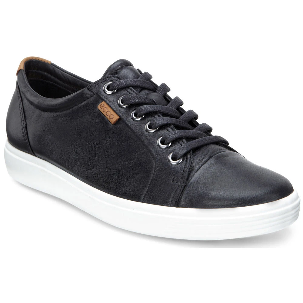 Ecco Soft 7 Black Leather Sneaker (Women's) 3 Ecco Soft 7 Black Leather Sneaker (Women's)