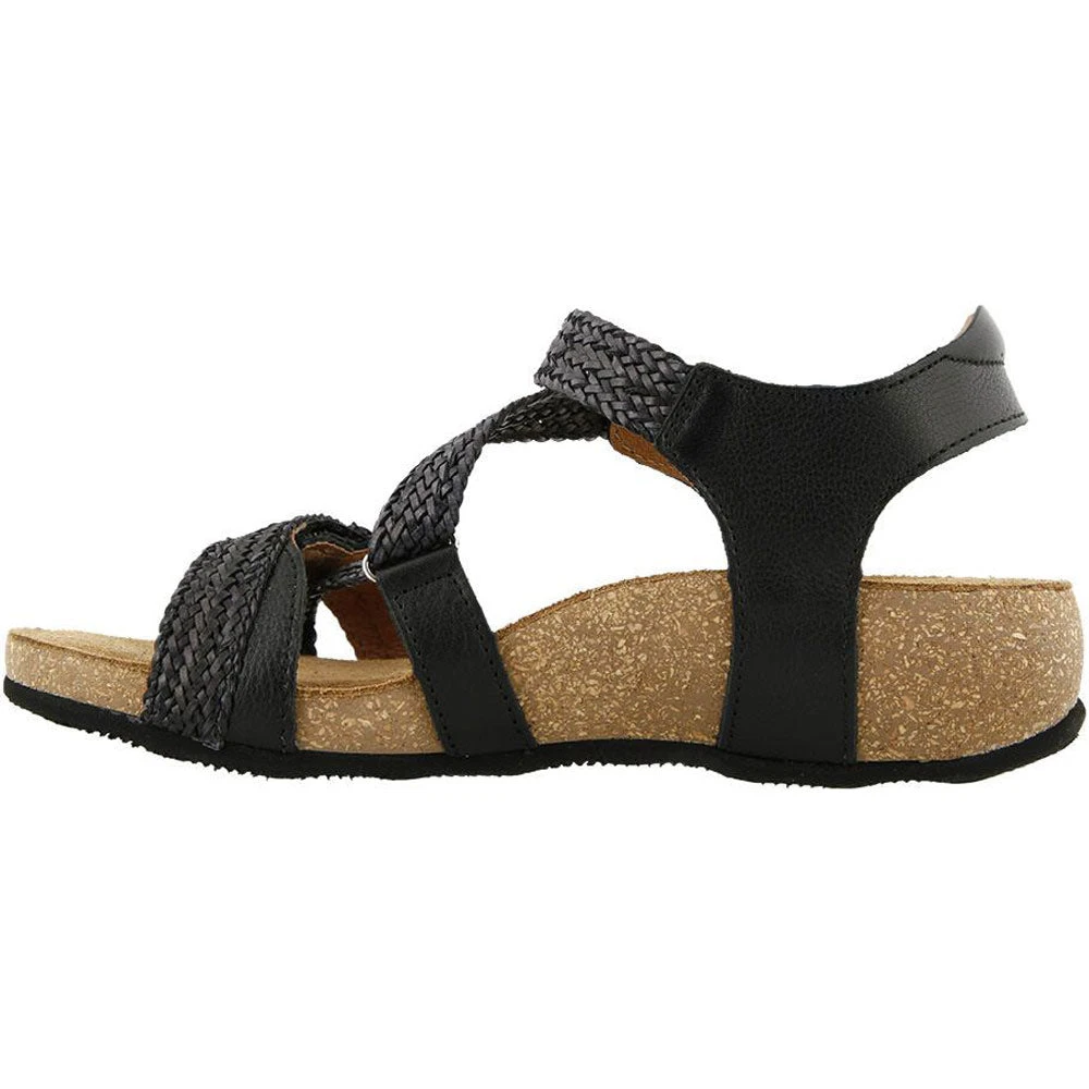 Taos Trulie Sandal Black Leather (Women's) - Image 2