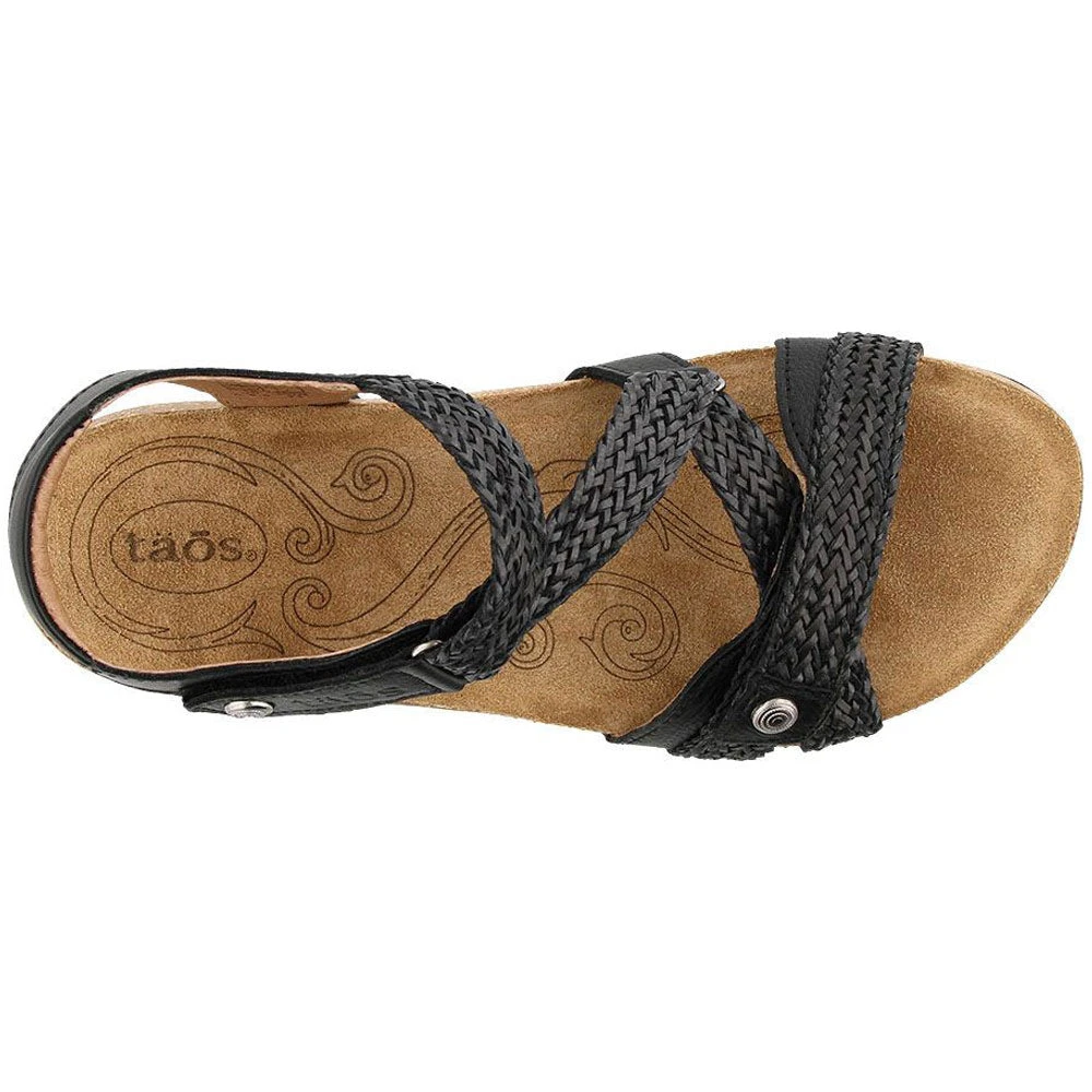 Taos Trulie Sandal Black Leather (Women's) - Image 4