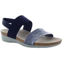 Munro Pisces Sandal Blue Silver Metallic (Women's)